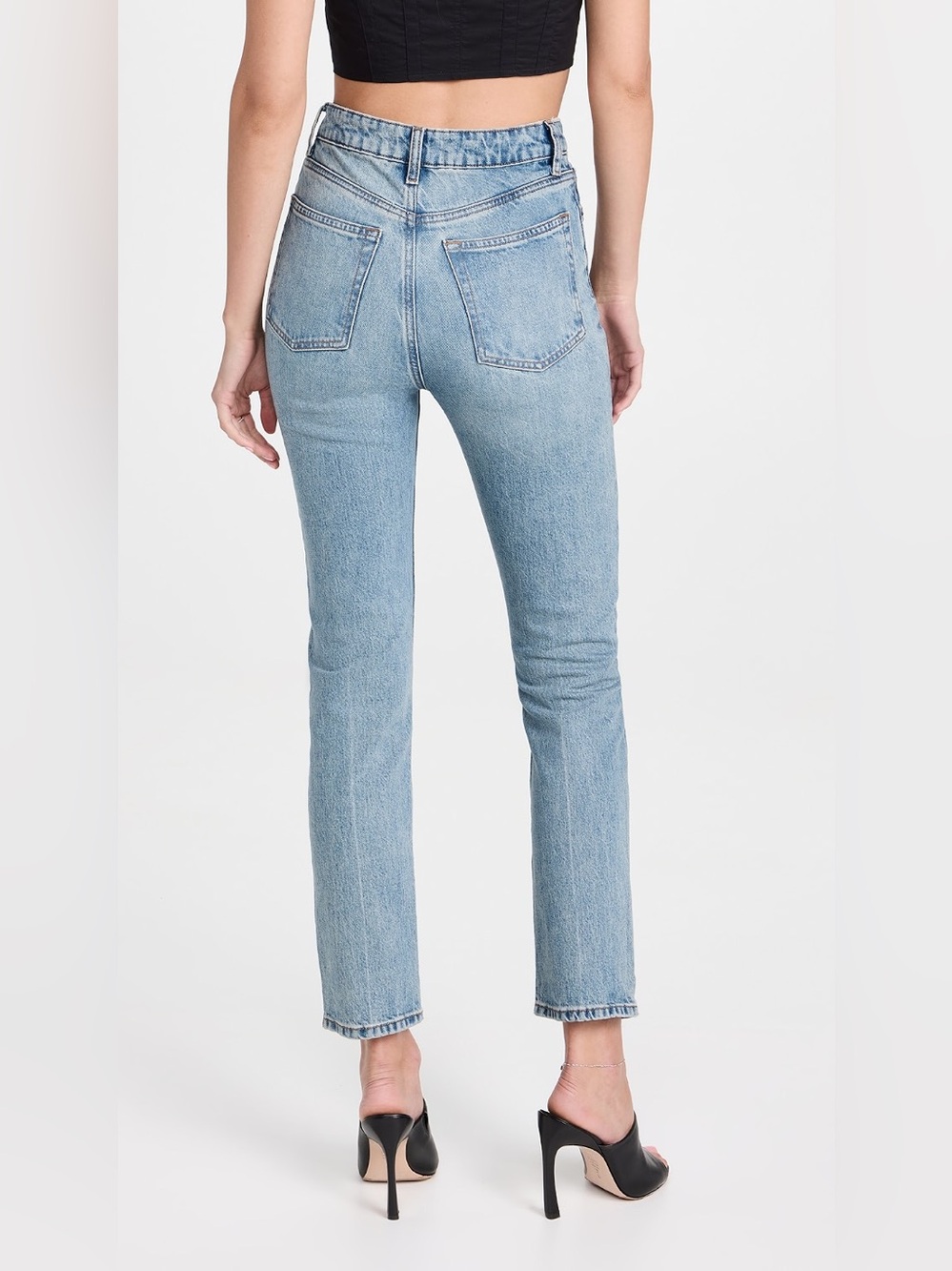 REFORMATION Lisa Ultra High Rise Straight Jeans Malta 27 - Picture 3 of 11